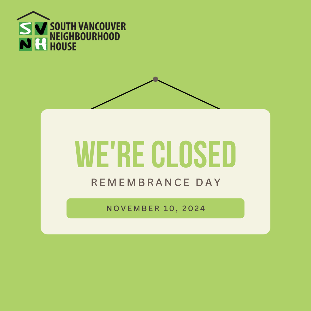 SVNH Closure – November 11, 2024